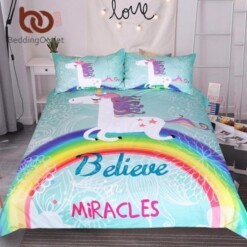 3pcs Unicorn Animal Bedding