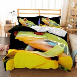 Bedding-3D Animal Frog  Bedding Sets Duvet Cover Set