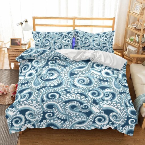 Bedding-3D Animal Octopus Printed Bedding Sets Duvet Cover Set