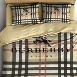Burberry Bedding Sets Duvet Cover Bedroom Luxury Brand Bedding