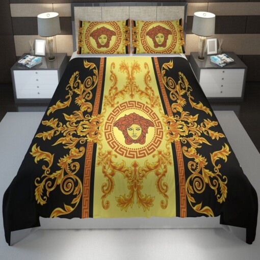 Versace La Coupe Des Dieux Logo 1 3d Personalized Bedding Sets Duvet Cover Bedroom Sets Bedset Bedlinen
