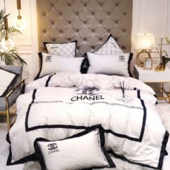 Luxury Cn Chanel Type 85 Bedding Sets Duvet Cover Luxury Brand Bedroom Sets