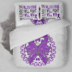 Ulcerative Colitis Awareness Bedding Set