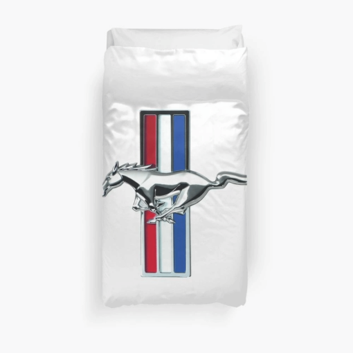 Mustang Badge Bedroom Duvet Cover Bedding Sets