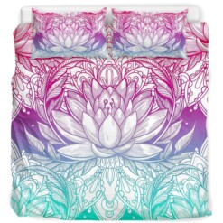 Bright Lotus Bedding Set