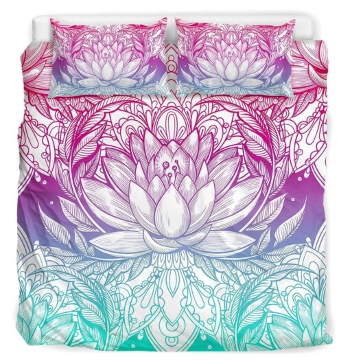 Bright Lotus Bedding Set