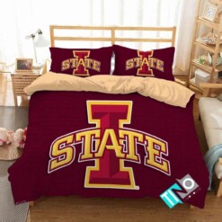 Ncaa Iowa State Cyclones 1 Logo N 3d Personalized Sets Duvet Cover Bedroom Set Bedset Bedlinen