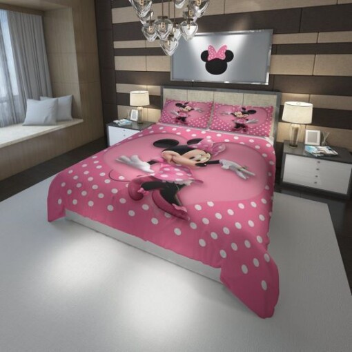 Mickey Minnie Mouse 3d Customized Bedding Sets Duvet Cover