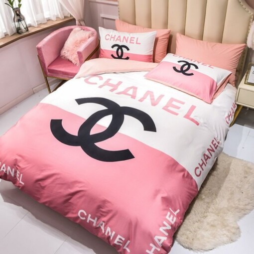 Luxury Cn Chanel Type 40 Bedding Sets Duvet Cover Luxury Brand Bedroom Sets