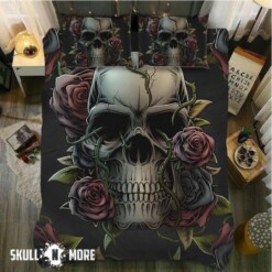 Bedding Snm Skull Vines Bedding Set Cover