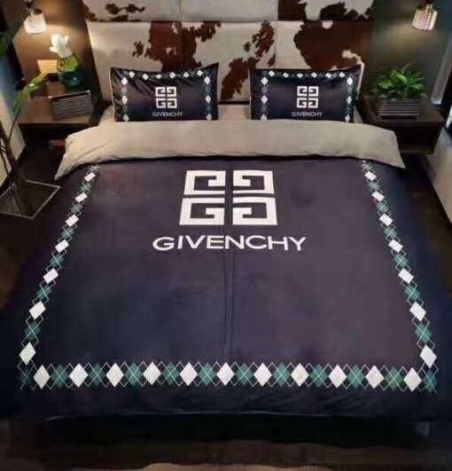 Givenchi Logo Custom 3 Duvet Cover Bedding Set