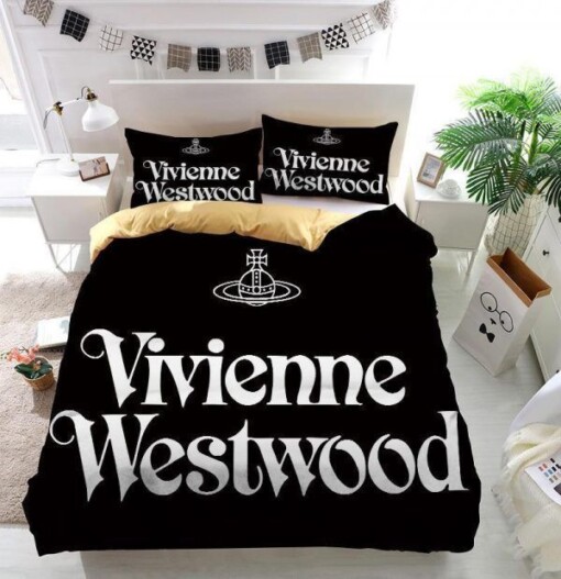 Vivienne Westwood Logo Custom Duvet Cover Bedding Set