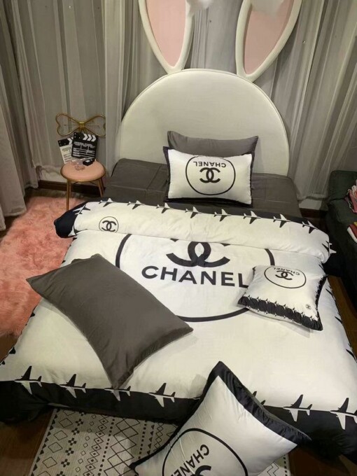 Luxury Cn Chanel Type 30 Bedding Sets Duvet Cover Luxury Brand Bedroom Sets