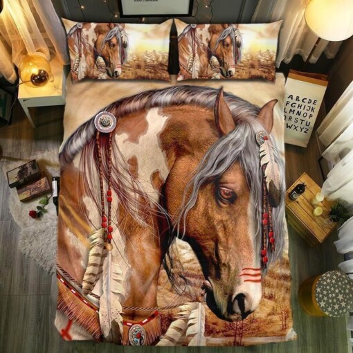 Glory Indian Horse Bedding Set Cover Hgm6180