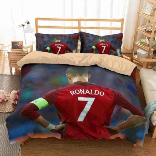 Cristiano Ronaldo 4 Duvet Cover Bedding Set Ta0