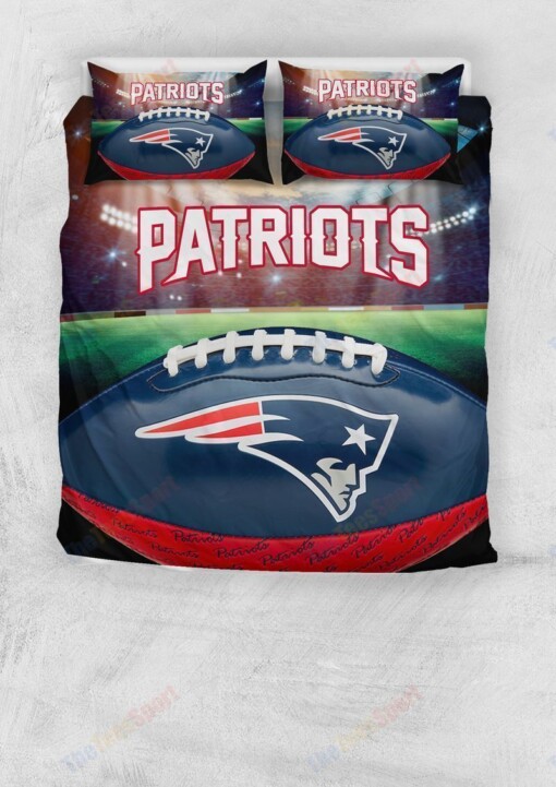 Nfl New England Patriots Bedding Set Duvet Cover Set Bedroom Set Nfl Bedding Set