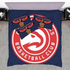 Atlanta Hawks Custom Bedding Set 3(Duvet Cover & Pillowcases)