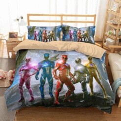 Power Rangers 2 Duvet Cover Bedding Set