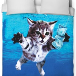 Cat Cobain Bedding Set Duvet Cover Hgm5215