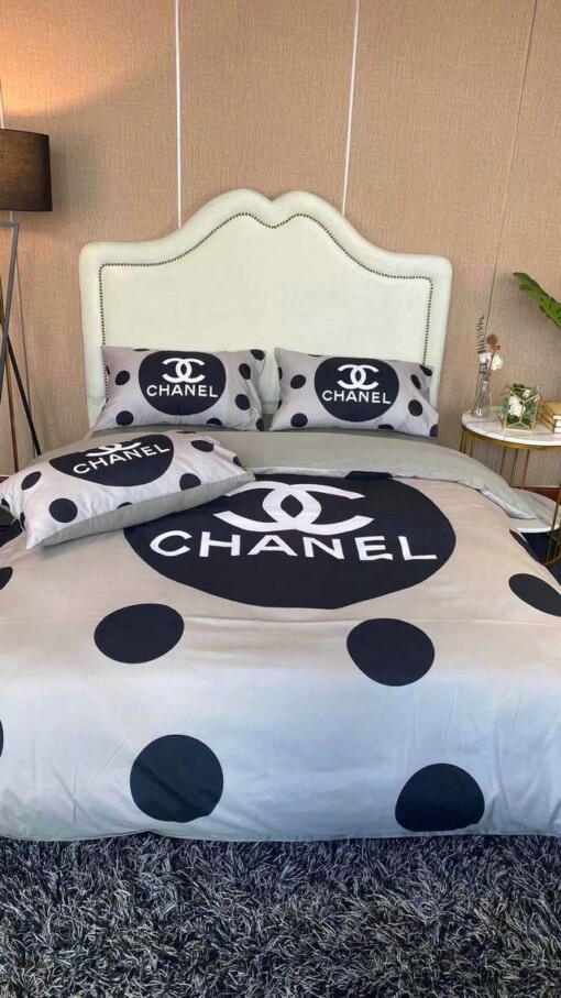 Luxury Cn Chanel Type 97 Bedding Sets Duvet Cover Luxury Brand Bedroom Sets