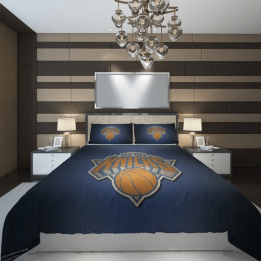 New York Knicks Basketball Customize Custom Bedding Set