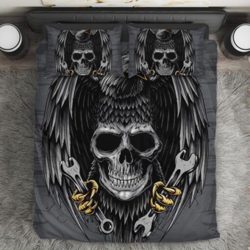 Skull Bedding Set_Eagle Skull