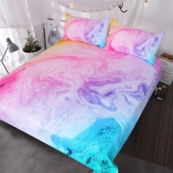 Colourful Marble Bedroom Duvet Cover Bedding Sets