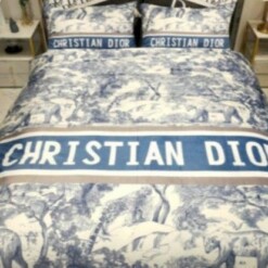 Dior 07 Bedding Sets Duvet Cover Bedroom Luxury Brand Bedding