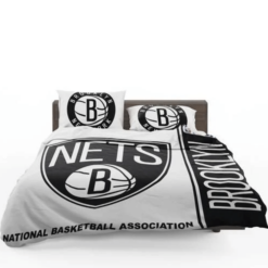 Brooklyn Nets Nba Basketball 3d Customize Bedding Set Duvetcover Bedroom Set