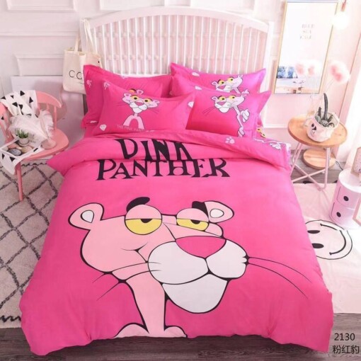 Pink Panther Custom Bedding Set 3