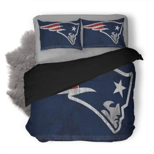 Nfl New England Patriots 19 Duvet Cover Bedding Set
