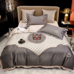 Luxury Gc Gucci Type 55 Bedding Sets Duvet Cover Luxury Brand Bedroom Sets