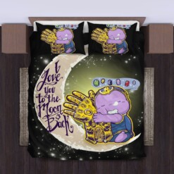 Cute Thanos Bedding Set