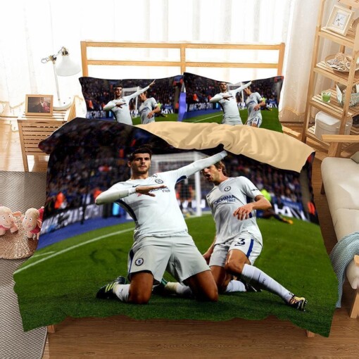3D Bedding World Cup Spain Football Team Printing Bedding Sets/Duvet Covers Morata