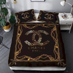 Chanel Luxury 24 Bedding Sets Duvet Cover Bedroom Luxury Brand Bedding