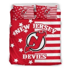 Star Mashup Column New Jersey Devils 3D Customize Bedding Set Duvet Cover Bedroom Set