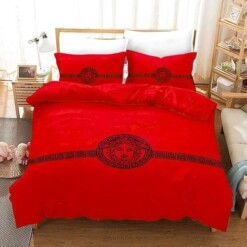 Versace 08 Bedding Sets Duvet Cover Bedroom Luxury Brand Bedding