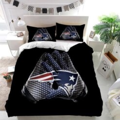 Nfl New England Patriots Gloves Custom Bedding Set Duvetcover