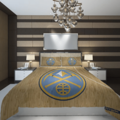 Denver Nuggets 5 Basketball Customize Custom Bedding Set