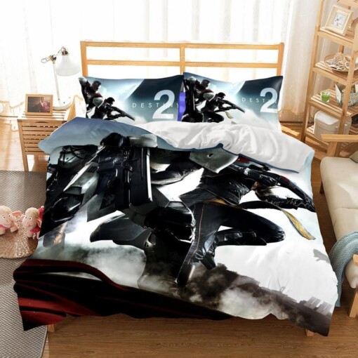 3D Bedding Game Destiny2 Printed 3 Bedding Sets Duvet Cover Set