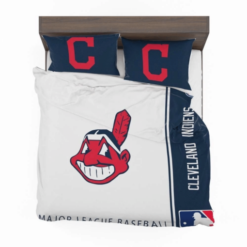 Cleveland Indians Mlb Baseball American League Bedding Setduvet Cover