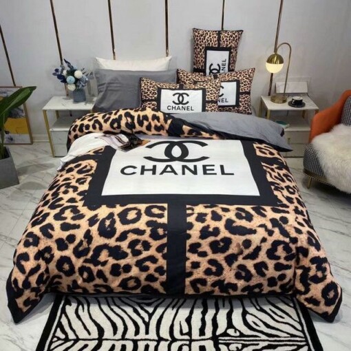 Luxury Cn Chanel Type 129 Bedding Sets Duvet Cover Luxury Brand Bedroom Sets
