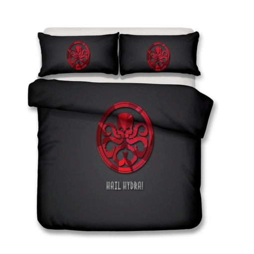 3D Marvel Agents Of Shield Hail Hydra Printed Bedding Sets/Duvet Cover Bedding Sets