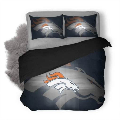 Nfl Denver Broncos 5 Duvet Cover Bedding Set