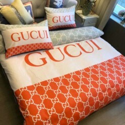 Luxury Gc Gucci Type 143 Bedding Sets Duvet Cover Luxury Brand Bedroom Sets