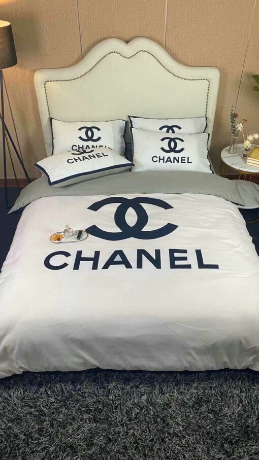 Luxury Cn Chanel Type 95 Bedding Sets Duvet Cover Luxury Brand Bedroom Sets