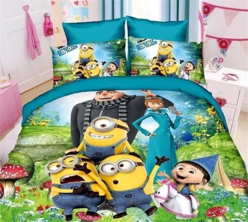 Cartoon Kids Bedding Set (10 Styles) Custom 4 Bedding Set (Duvet Cover & Pillowcases)