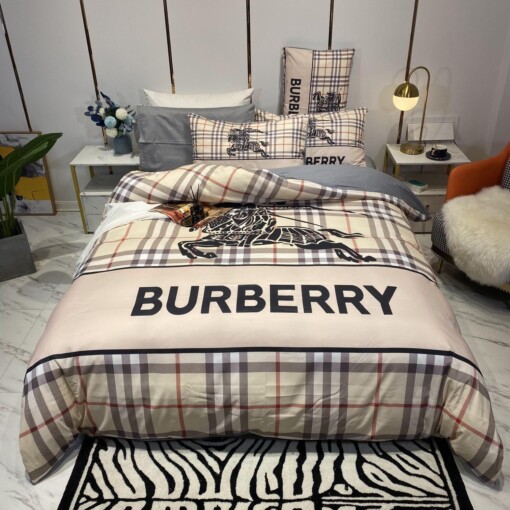 Burberry London Luxury Brand Type 41 Bedding Sets Duvet Cover Bedroom Sets