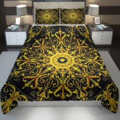 Versace La Coupe Des Dieux Logo Custom 3 Duvet Cover Bedding Set