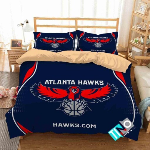 Nba Atlanta Hawks 3 Logo 3d Personalized Beddingsets Duvet Cover Bedroom Set Bedset Bedlinen V